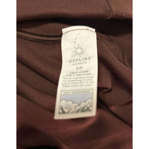 EUC OFFLINE By Aerie Real Me Xtra High Waisted Hold Up! Legging, Maplewood, Sz S - Picture 7 of 7